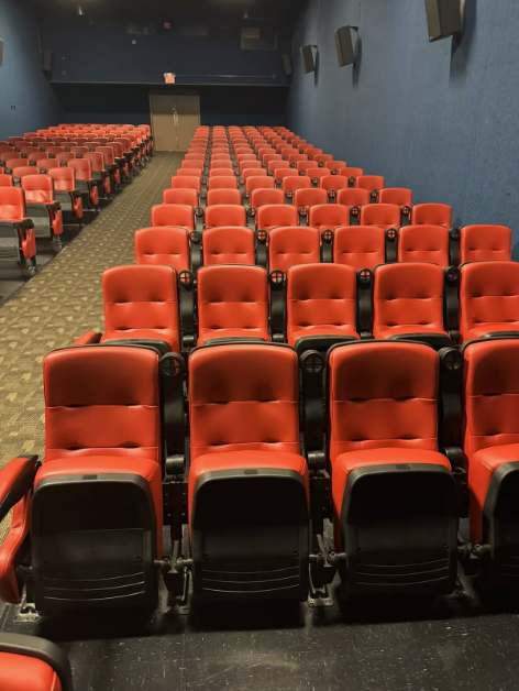 Used Theater Seats Red Reno Faux Leather Movie Auditorium Chairs (100 avail.)