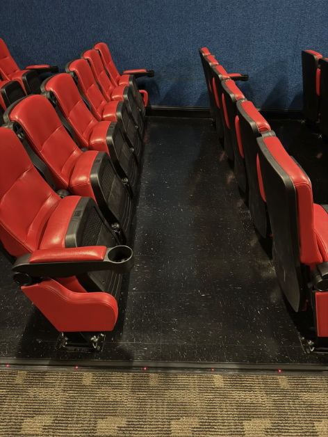 Used Theater Seats Red Reno Faux Leather Movie Auditorium Chairs (100 avail.)